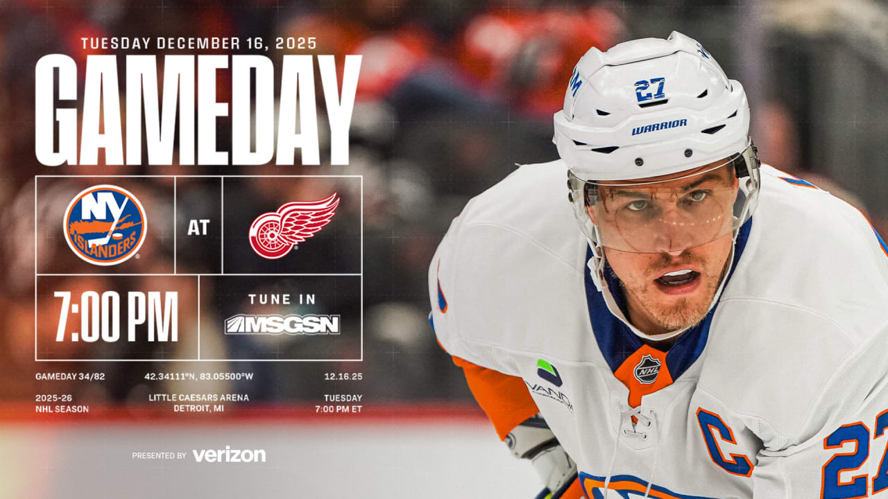 Game Preview: Islanders at Red Wings Game Preview: Islanders at Red Wings