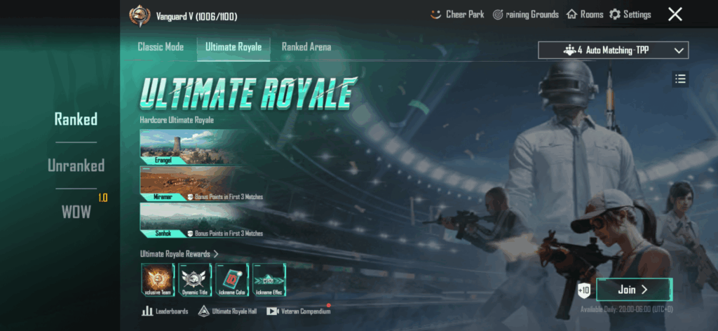Ultimate royale map issues
