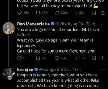 Beautiful respect from goat IGLs