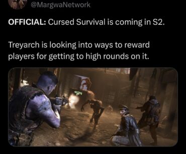 Cursed mode for Survival is coming in Season 2