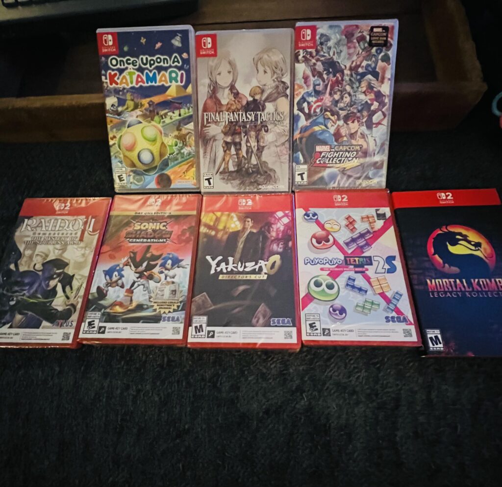 Xmas game haul this year