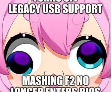 Messing about in BIOS