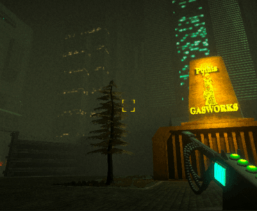 In my game, one of the floors in a massive skyscraper houses a futuristic cathedral. The corporation’s leadership has secretly formed a society devoted to worshipping a dark cult.