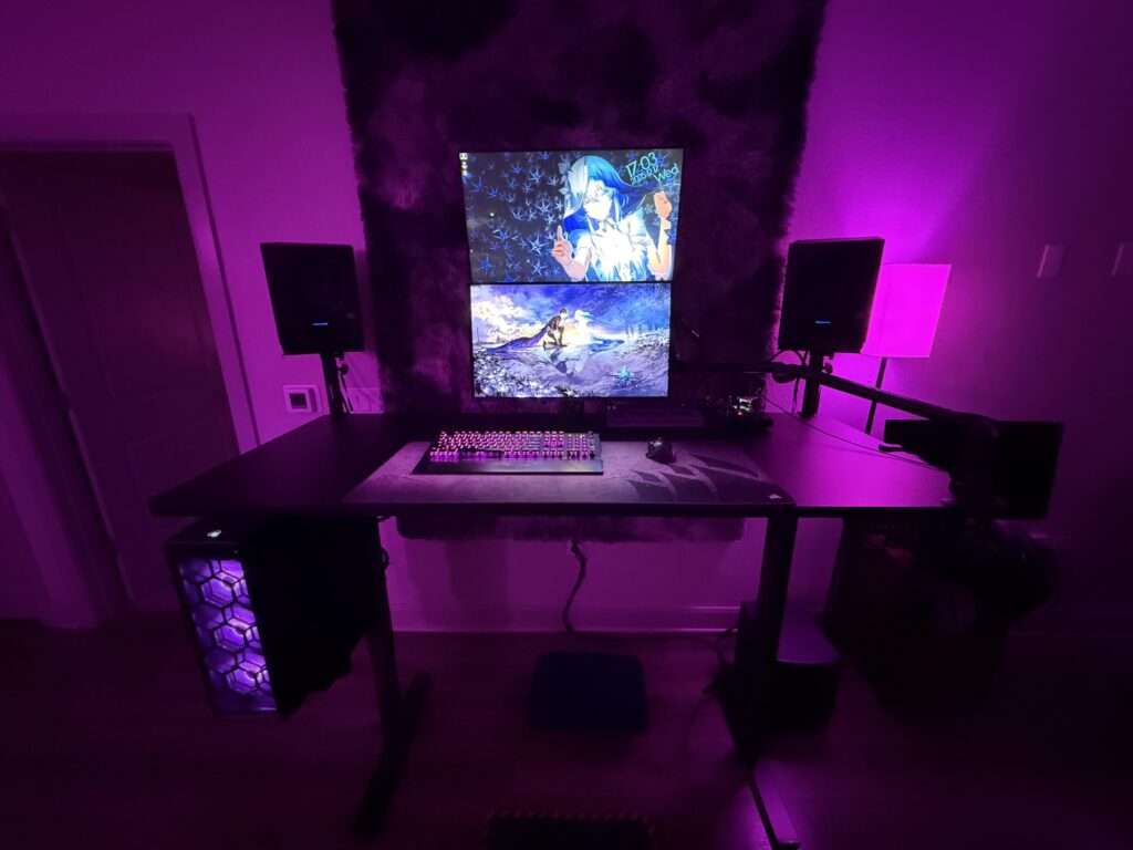 Finally got my cozy gaming set up done. Can’t wait to play Googles Dinosaur Game