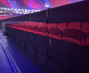 My view in Reserved Prime seat. Starladder please remove the black cloth there is glass underneath....