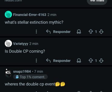 And you're wondering why the devs only care about skins and lucky draws; the community notes barely come out and these are the first questions.