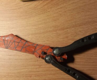 I 3d printed a butterfly knife :D