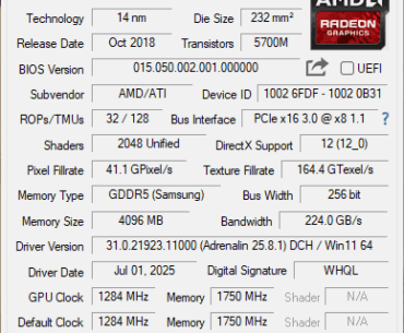 need vbios for rx580 4g to enable secure boot