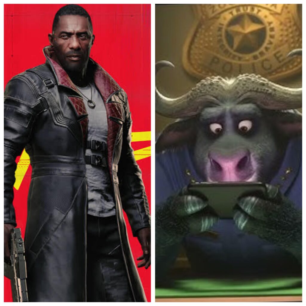 As a Zootopia fan who plays Cyberpunk 2077 I didn't realize until now that Chief Bogo and Solomon Reed have the same voice