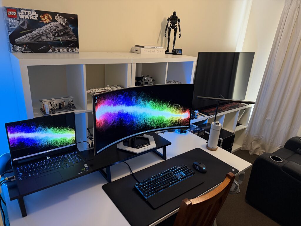 Had another go at the set up