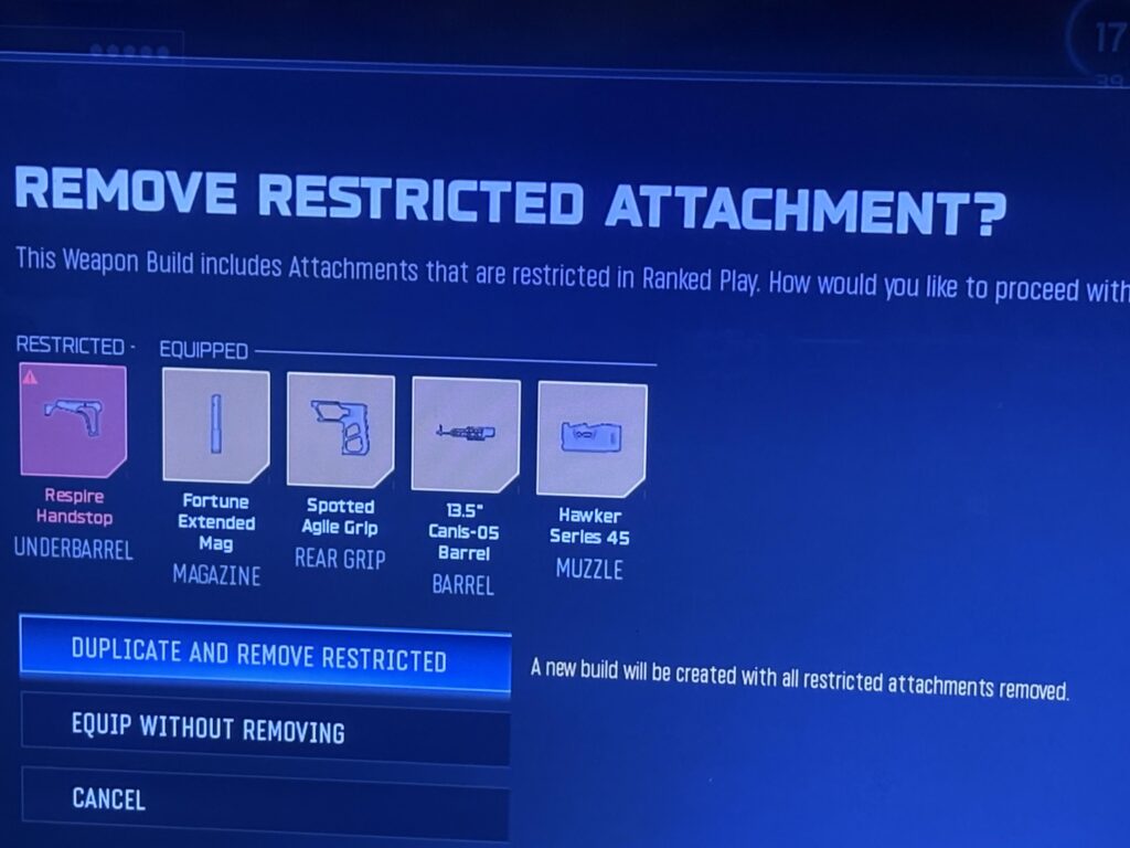 Restricted attachment on kogot-7, why?
