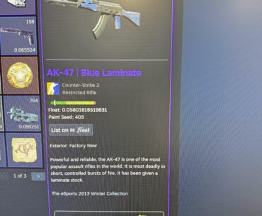 Crown foil AK-47, Anyone wanna buy will post wherever you want ? Lmk !