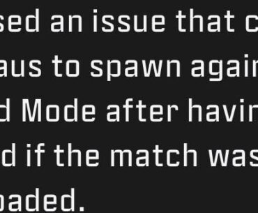 All this new update did was punish us