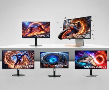 Samsung just unveiled a bunch of world-first gaming monitors, offering 6K resolution, glasses-free 3D, and 1,080Hz refresh rates