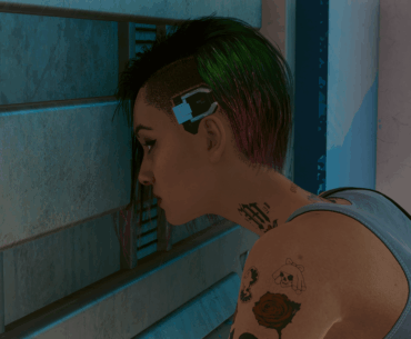 My favourite pass time in Night City is staring at a metal shutter for hours at a time