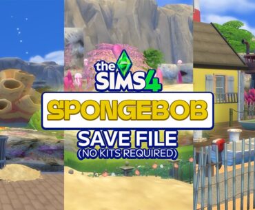 Exploring The Creative Sims 4 SpongeBob Save File