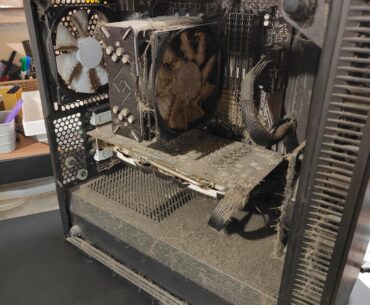 Friend was struggling with depression; I deep cleaned their computer. Before and after.