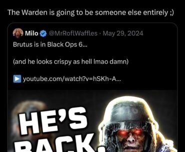 Does anyone remember this tweet about our boi Brutus being stripped of his title. Also serves as a BO7 hint.