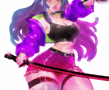 meet Aiko, OC I finisehd drawing tday (she's poor af adn doesn't have much chrome)