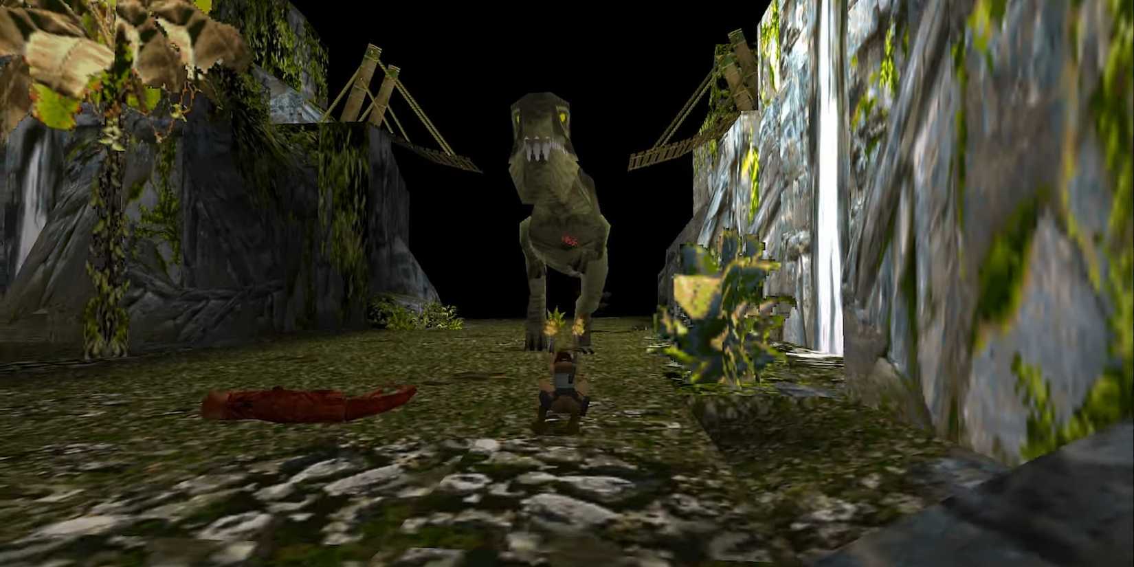 Tomb Raider T-Rex Boss