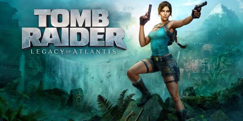 The promotional art for the upcoming Tomb Raider: Legacy of Atlantis game
