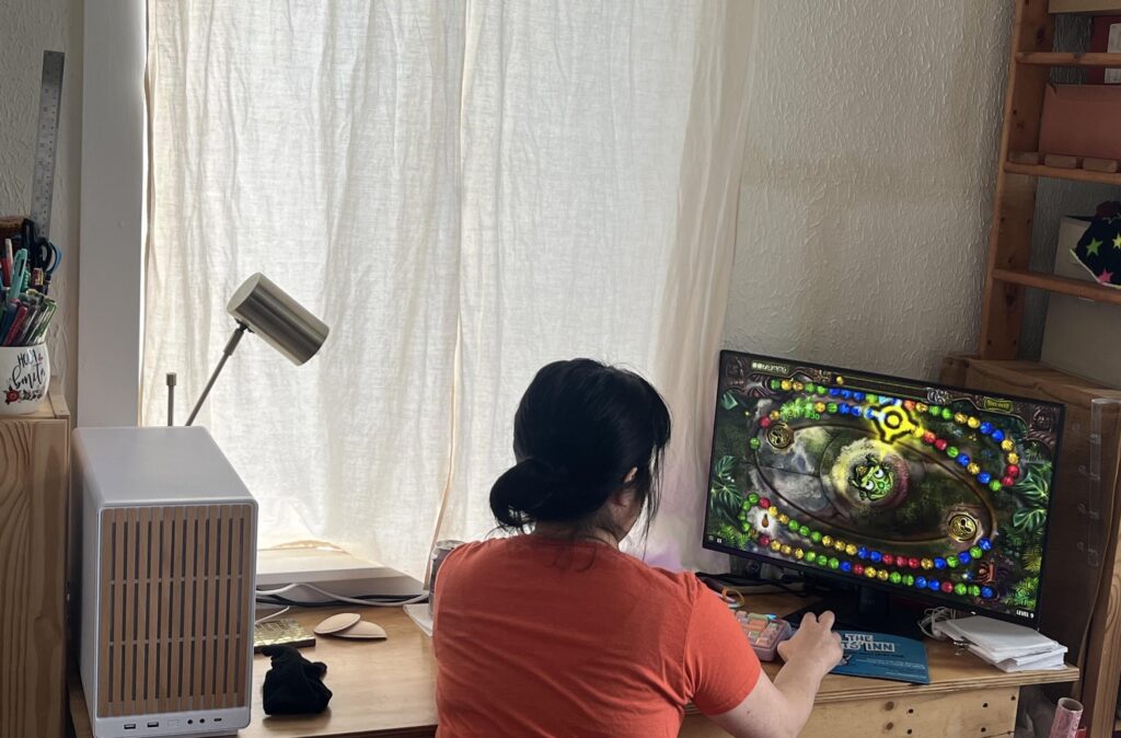 Built a PC for my wife. The graphic card was probably overkill, lol.