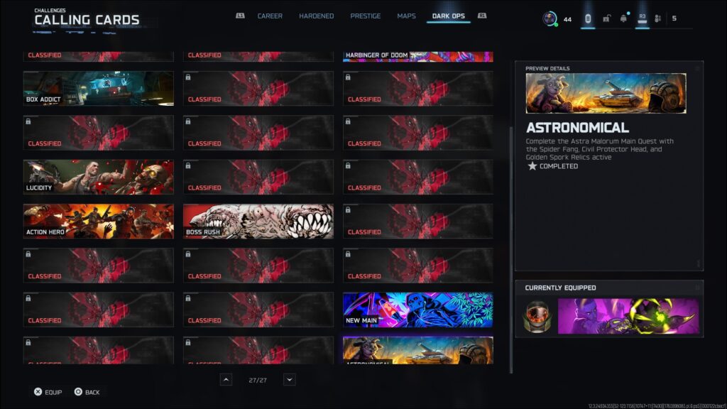 Bugged dark ops