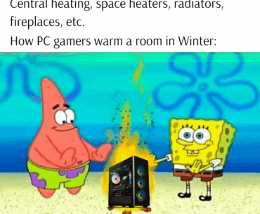 Coal or wood? Nah, lemme throw on Cyberpunk on ultra for an hour