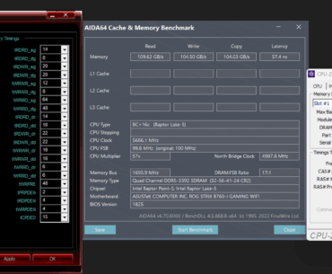 DDR5 OC from 6000CL36 to 6800CL32@1.42V