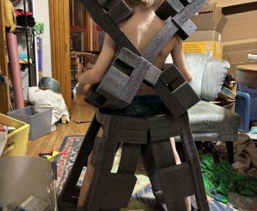 Both kids got their first PCs for Solstice...  7yo got distracted by the packaging during set up...