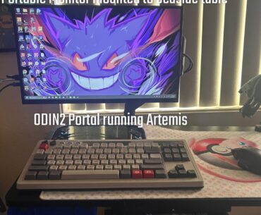 The “Dad’s Room, doesn’t have space for a desk” setup.