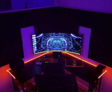 Sleek corner setup