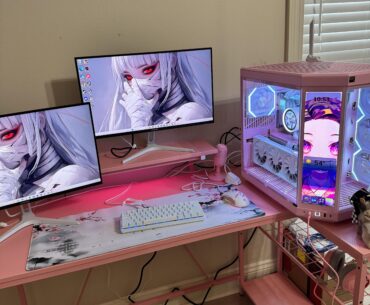 I tried making the girliest pc i could afford (im a straight man).