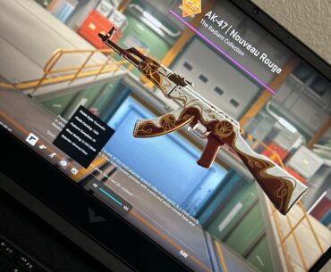 Just dropped an 107$ steam market price skin