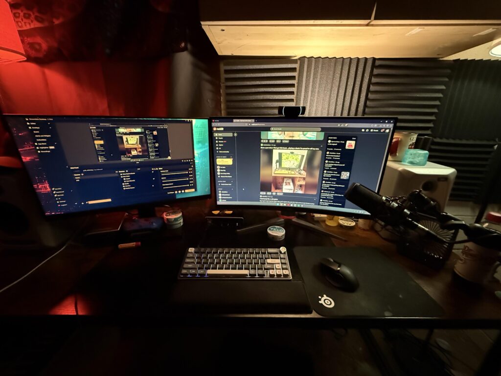 Average dad in the basement station