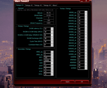 DDR5 CL32 6400mhz 13900k