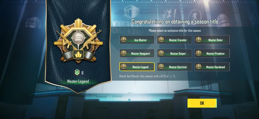 First time Ace Master