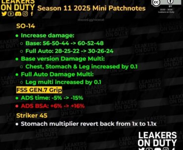 They buffed the SO-14 before we could even play it in matches