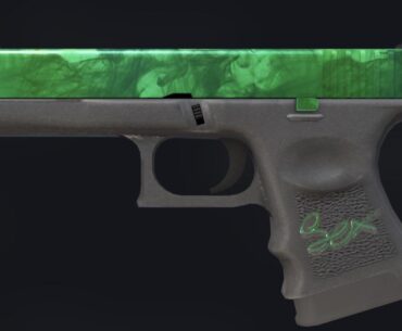 My friend gifted me this P2 Gamma Doppler Glock, what is that sticker??