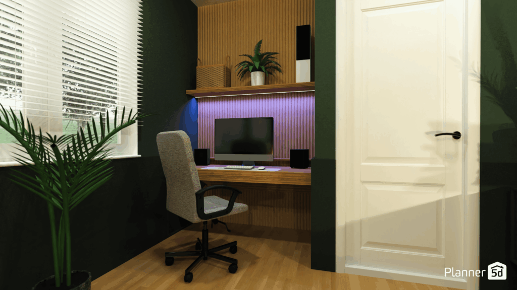 I tried to build this nook in 3d. Do you think I managed to capture the vibes? (Original link in comments)