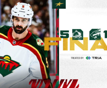 Game Recap: Avalanche 5, Wild 1