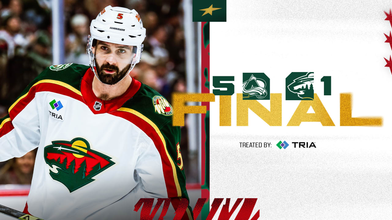 Game Recap: Avalanche 5, Wild 1 Game Recap: Avalanche 5, Wild 1