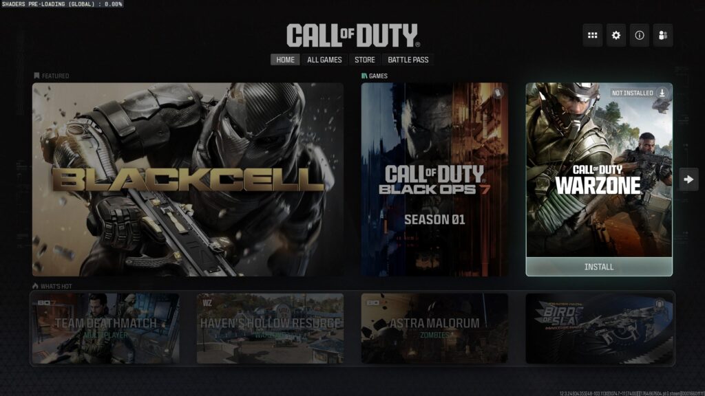 Black Ops 7 - Season 1 - Warzone Not Installed?