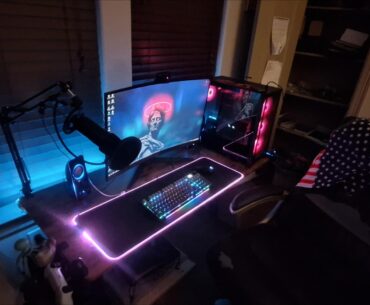 Needing help with ideas and tips for a dual monitor arm setup!
