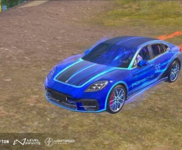 Porsche Panamera Saphire blue aura
