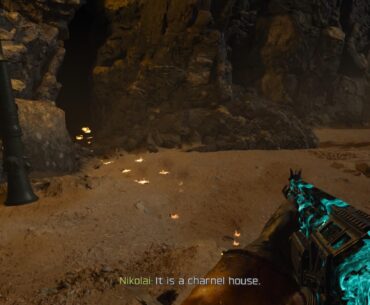 The Fire Footsteps step for the Nikolai side EE is just continually throwing molotovs on where the footsteps end, leads into a cave with Nikolai voicelines.