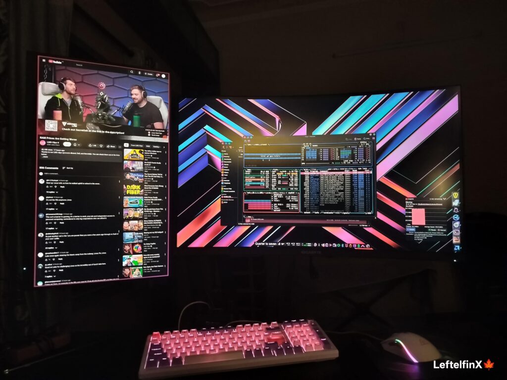 120$ 2nd hand 32 inch panel added super charms to my setup. 😺