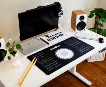 Finally found a way to fit my drumming into my WFH setup.