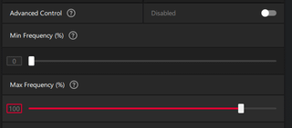 AMD Adrenaline max frequency keeps changing their max default value