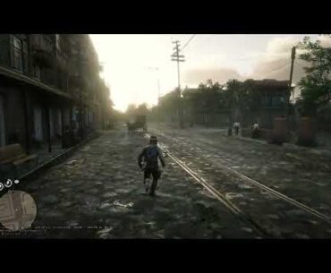 RDR2, running on 480p internal resolution with DLSS Preset L.